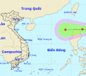 Xuất hiện áp thấp nhiệt đới gần Biển Đông